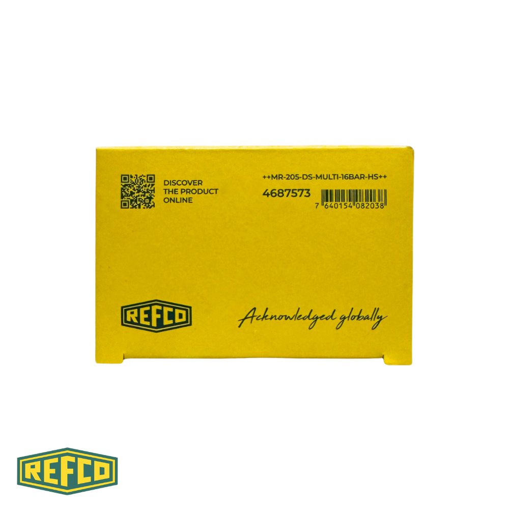 Pressure Gauge - Refco MR-205-DS-Multi-16Bar