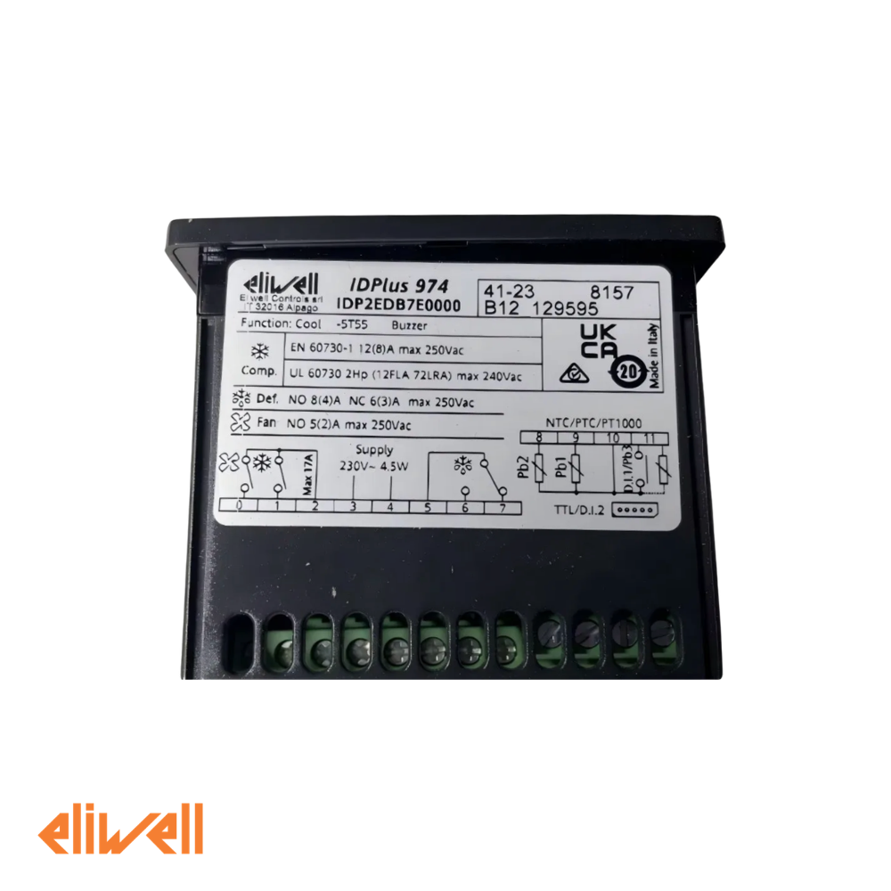 Digital Thermostat Controller - Eliwell ID Plus 974