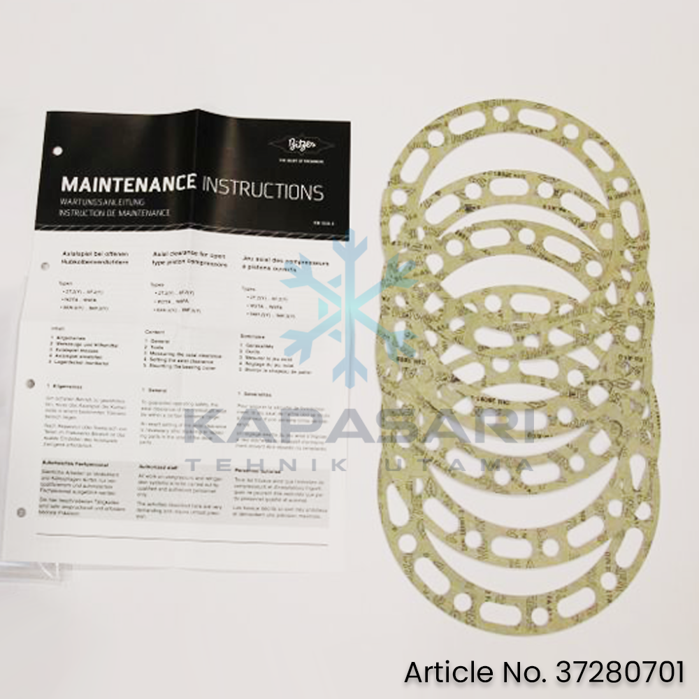 Bitzer Gasket Set (37280701)